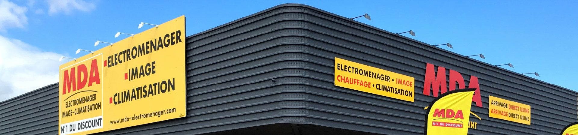 Magasin MDA - Électroménager, image, chauffage et climatisation, n°1 du discount